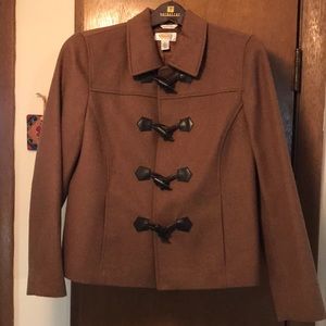 Talbots Camelhair Jacket-size 12